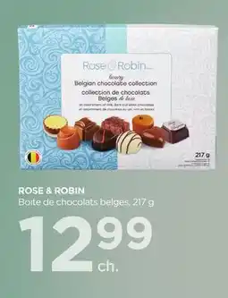 Proxim ROSE & ROBIN Boite de chocolats belges offer