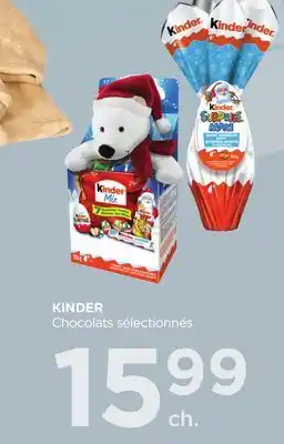 Proxim KINDER Chocolats sélectionnés offer