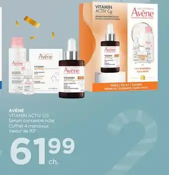 Proxim AVÈNE VITAMIN ACTIV CG Sérum concentré éclat Coffret 4 morceaux offer