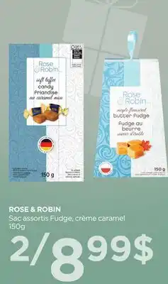 Proxim ROSE & ROBIN Sac assortis fudge, crème caramel offer