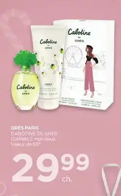 Proxim GRÈS PARIS CABOTINE DE GRÈS Coffrets 2 morceaux offer