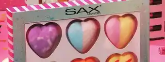Proxim SAX Ensemble de bombes effervescentes pour le bain en forme de cœur 6 morceaux offer