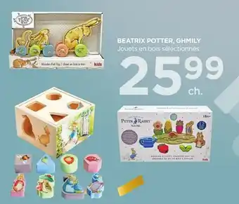 Proxim BEATRIX POTTER, GHMILY Jouets en bois sélectionnés offer