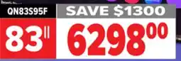 2001 Audio Video QN83S95FAEXZC 83 OLED 4K TIZEN OS SMART TV offer