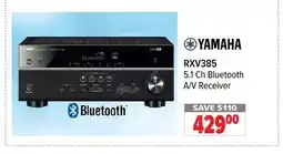 2001 Audio Video YAMAHA 5.1 Ch Bluetooth A/V Receiver offer