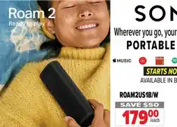 2001 Audio Video SONOS PORTABLE SPEAKERS offer