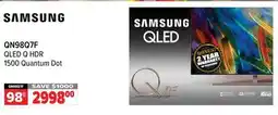 2001 Audio Video 98 SAMSUNG QLED Q HDR 1500 Quantum Dot offer