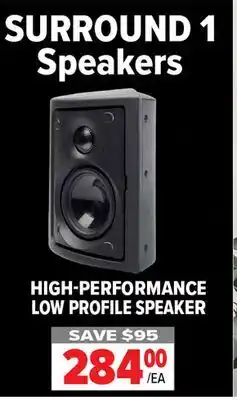 2001 Audio Video HIGH-PERFORMANCE LOW PROFILE SPEAKER offer