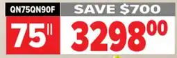 2001 Audio Video SAMSUNG NEO QLED 4K QN90F VISION AI SMART TV 75 offer
