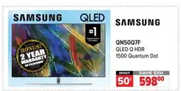 2001 Audio Video QN50Q7F SAMSUNG QLED Q HDR 1500 Quantum Dot 50 offer