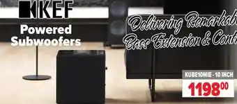 2001 Audio Video KKEF Powered Subwoofers offer