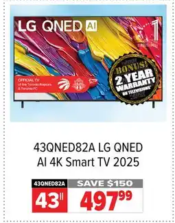 2001 Audio Video LG QNED AI 4K Smart TV 2025 offer