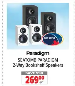 2001 Audio Video Paradigm PARADIGM 2-Way Bookshelf Speakers offer