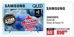 2001 Audio Video SAMSUNG QLED 4K Vision AI Smart TV offer