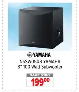 2001 Audio Video YAMAHA NSSW050B YAMAHA 8 100 Watt Subwoofer offer