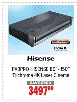 2001 Audio Video HISENSE 80-150 Trichroma 4K Laser Cinema offer