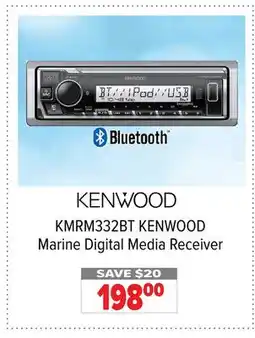 2001 Audio Video KENWOOD Marine Digital Media Receiver offer