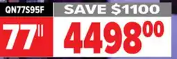 2001 Audio Video QN77S95FAFXZC -77 OLED 4K TIZEN OS SMART TV offer