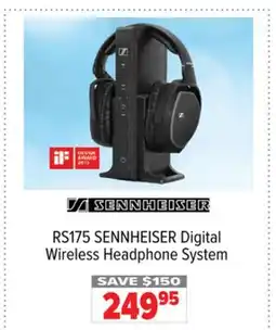 2001 Audio Video RS175 SENNHEISER Digital Wireless Headphone System offer