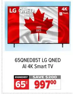 2001 Audio Video LG 65 QNED AI 4K Smart TV offer