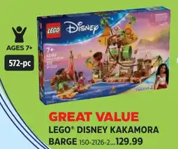 Canadian Tire Lego disney kakamora barge offer