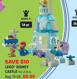 Canadian Tire Lego disney castle offer