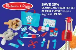 Canadian Tire Examine and treat pet vet 24-piece playset offer