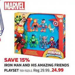 Canadian Tire Iron man and his amazing friends playset offer
