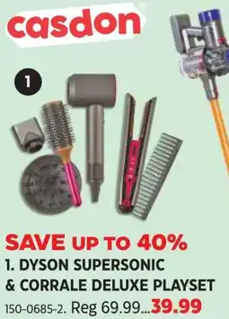 Canadian Tire Dyson supersonic & corrale deluxe playset offer