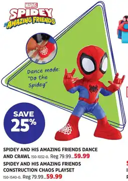 Canadian Tire Spidey and his amazing friends dance and crawl offer