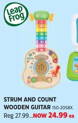 Canadian Tire Strum and count wooden guitar offer