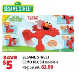 Canadian Tire Sesame street elmo plush offer