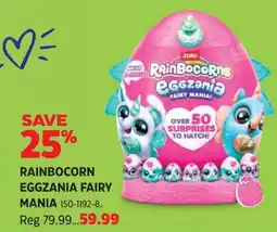 Canadian Tire Rainbocorn eggzania fairy mania offer