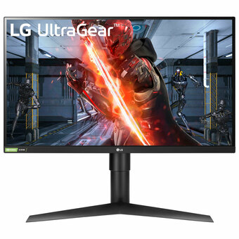 Best Buy LG UltraGear 27" FHD 240Hz 1ms GTG IPS LED G-Sync FreeSync Gaming Monitor (27GP750-B) - Black offer