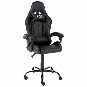 Best Buy Naz Comfort Series Ergonomic High-Back Faux Leather Gaming Chair - Black offer