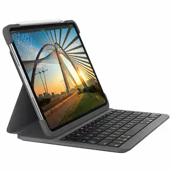 Best Buy Logitech Slim Folio Keyboard Case for iPad Pro 11" (2nd/3rd Gen) - English offer