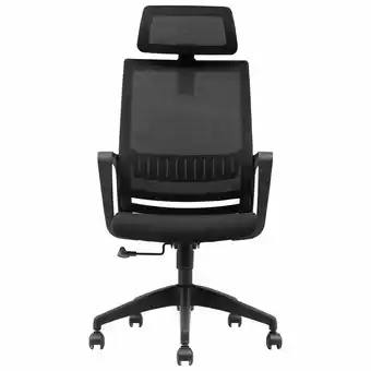Best Buy Brassex Calista Ergonomic High-Back Mesh Office Chair - Black offer