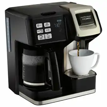 Best Buy Hamilton Beach FlexBrew 2-Way Coffee Maker - 12-Cup - Black offer