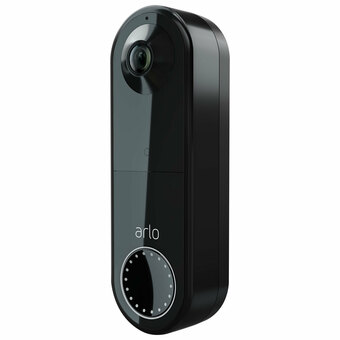 Best Buy Arlo Essential Wi-Fi Wire-Free Video Doorbell - Black offer