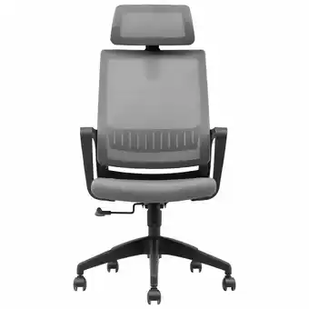 Best Buy Brassex Calista Ergonomic High-Back Mesh Office Chair - Grey offer