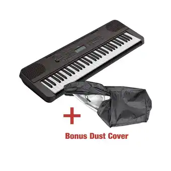 Best Buy Yamaha PSR-E360-DW 61-Key Portable Digital Keyboard with Bonus Dust Cover (Dark Walnut) offer