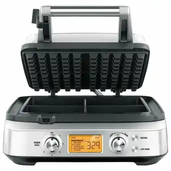 Best Buy Breville The Smart Waffle Pro 4-Slice Waffle Maker (BREBWM640XL) offer
