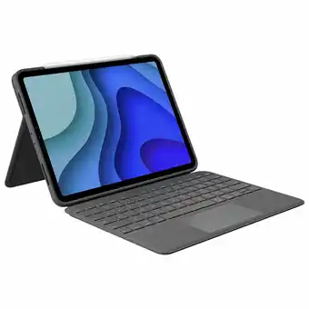 Best Buy Logitech Folio touch Keyboard Case for iPad Pro 11" (2nd/3rd Gen)/Air - Grey offer