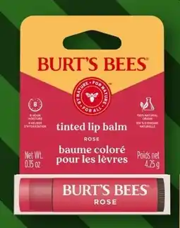 Walmart Burt's Bees tinted lip balm offer