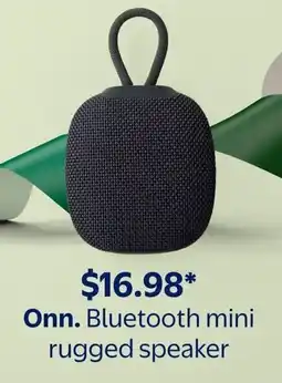 Walmart Onn Bluetooth mini rugged speaker offer