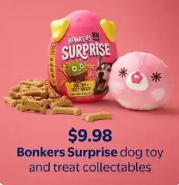 Walmart Bonkers Surprise dog toy and treat collectables offer