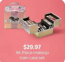 Walmart Makeup train case set offer