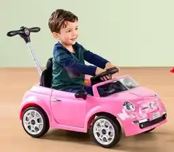 Walmart Fiat 500 2-in-1 ride-on car push stroller offer