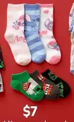 Walmart Kids' licensed socks offer