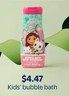 Walmart Kids' bubble bath offer